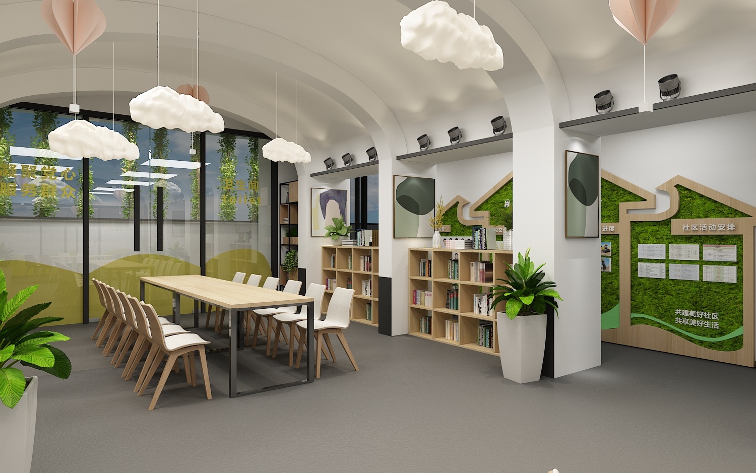 南山社區(qū)黨群服務中心設計服務 打造便民聚力的精神家園